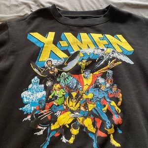 X-Men Black Crew neck Sweatshirt